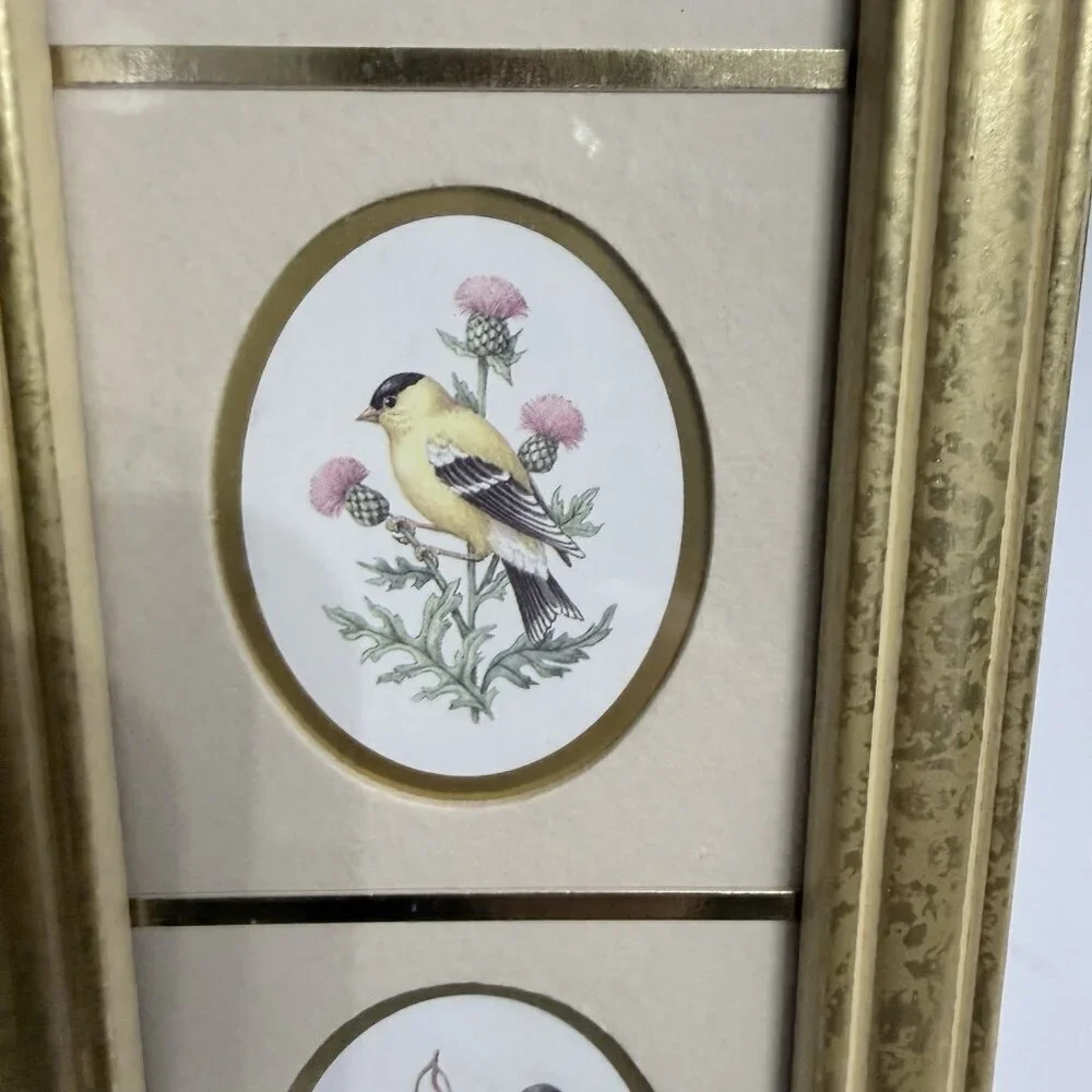 Heartfelt Collection Matted Bird Print Fold Frame 4